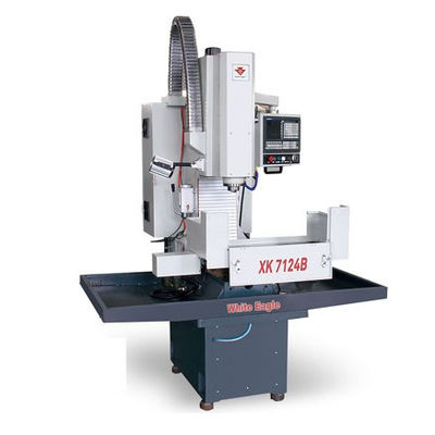 Máquina de trituração do cnc do bom preço econômico de XK7124B mini com 3-linha central